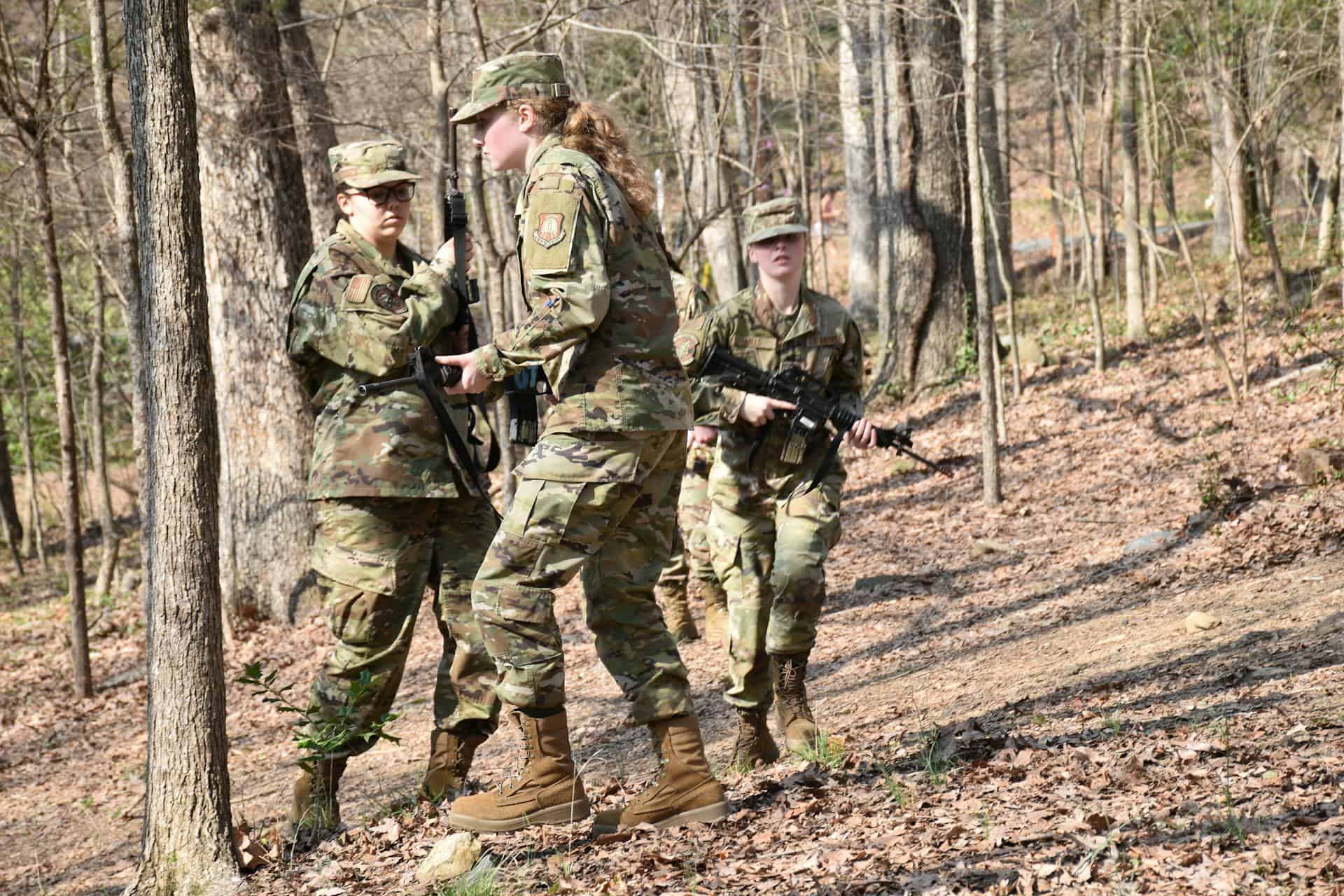  Women soldiers in a forest photo for Veterans Day 2024 blog post. Free image from https://www.pexels.com/photo/women-soldiers-in-a-forest-15809097/ Courtesy of Jaxon Matthew Willis